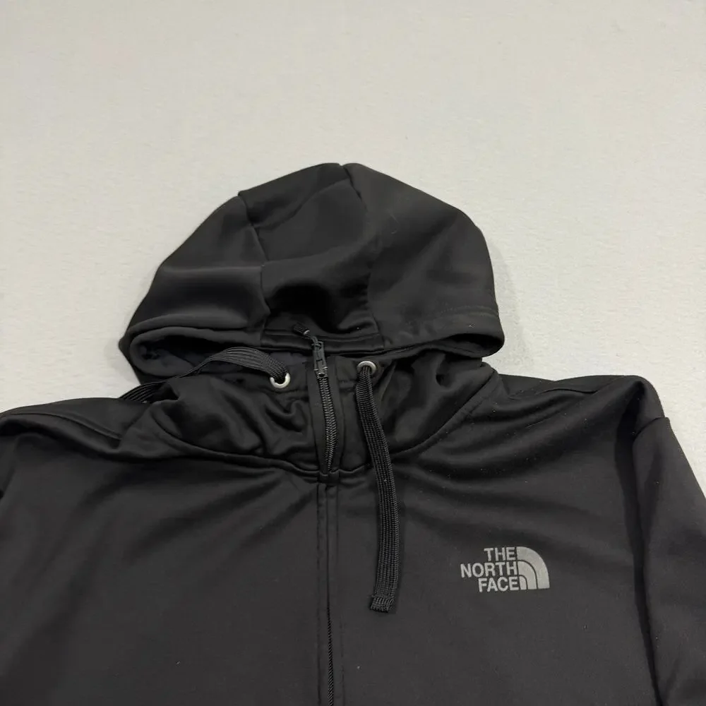 The North Face Full Zip Hoodie Men's 2XL XXL Black Fleece Outdoors Hiking